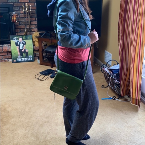 Green Giani Bernini cross body bag - Picture 2 of 4
